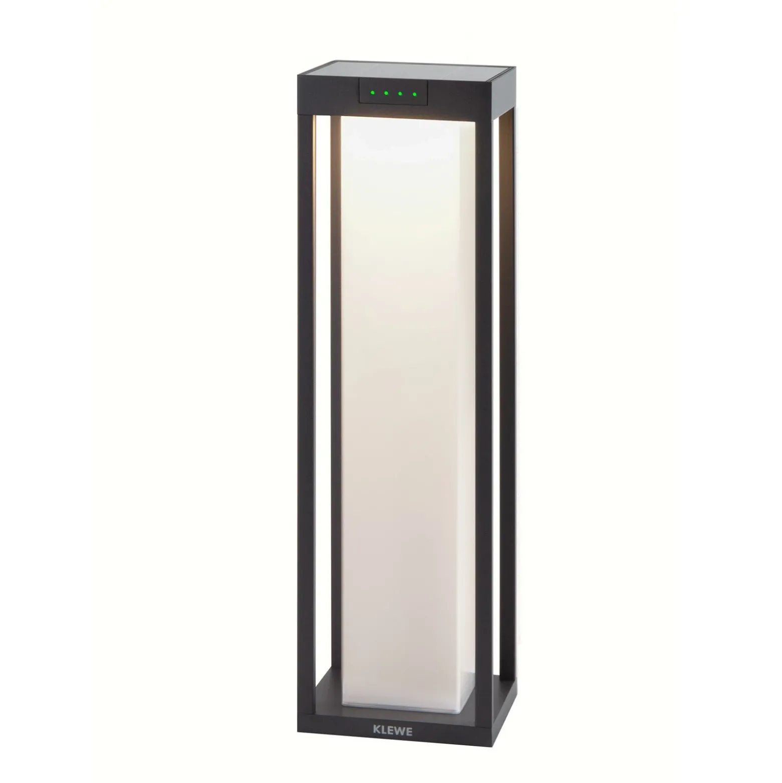 KLEWE Lámpara LED solar RADIA MAXI MOON, antracita, 50 cm, IP65