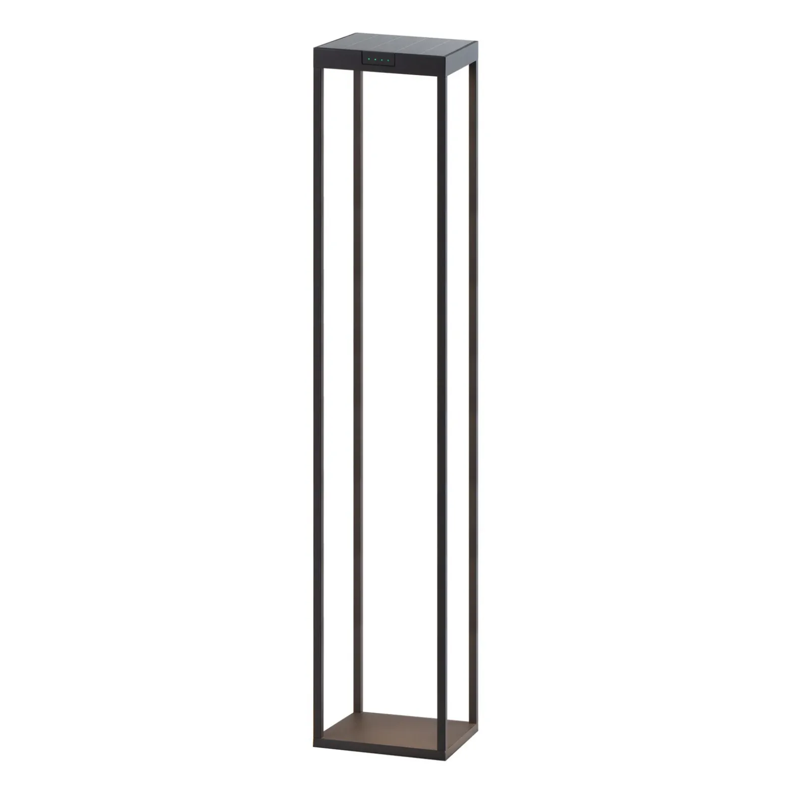 KLEWE Lámpara LED solar RADIA MEGA, antracita, 110 cm, aluminio IP65