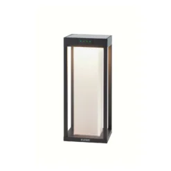 KLEWE Lámpara LED solar RADIA MINI MOON, antracita, 35 cm, IP65