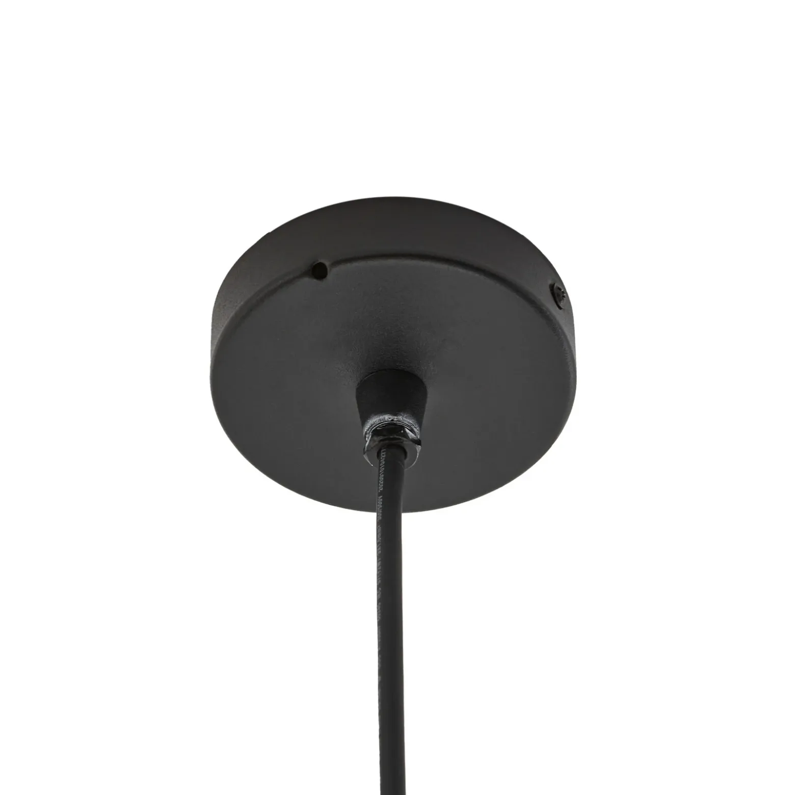 Lampára colgante exterior LED Lindby Soran, Ø 15 cm, negra, IP44
