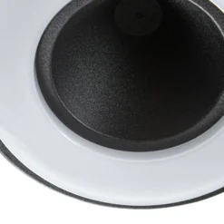 Lampára colgante exterior LED Lindby Soran, Ø 15 cm, negra, IP44