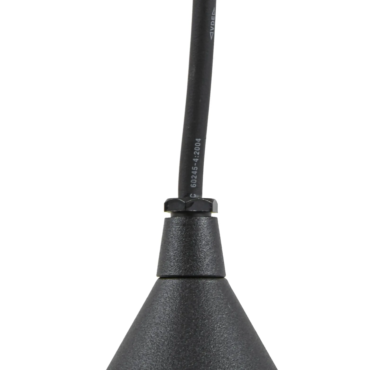 Lampára colgante exterior LED Lindby Soran, Ø 15 cm, negra, IP44