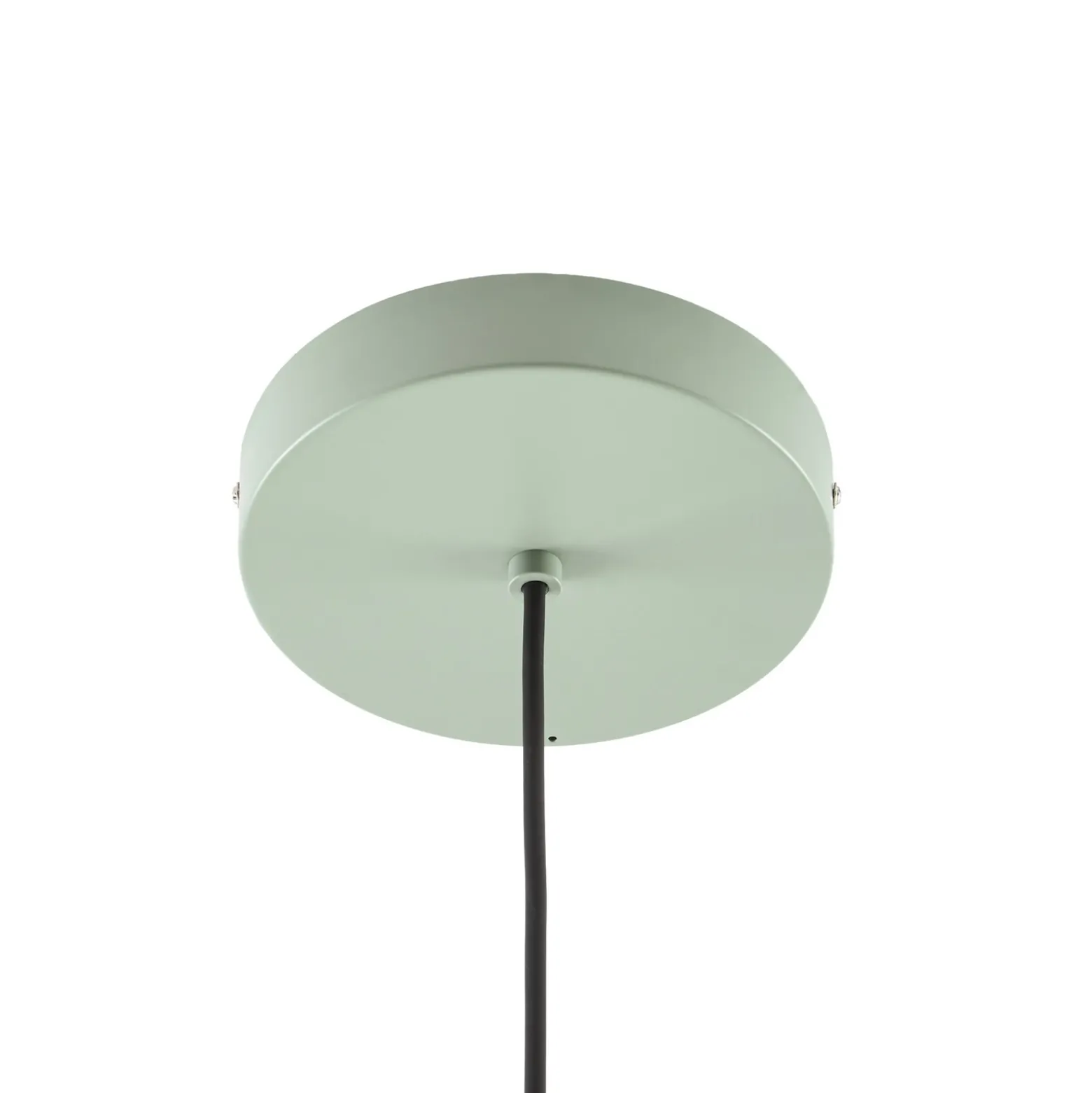 Lampára colgante exterior LED Lucande Richi, verde, Ø 35 cm, atenuable