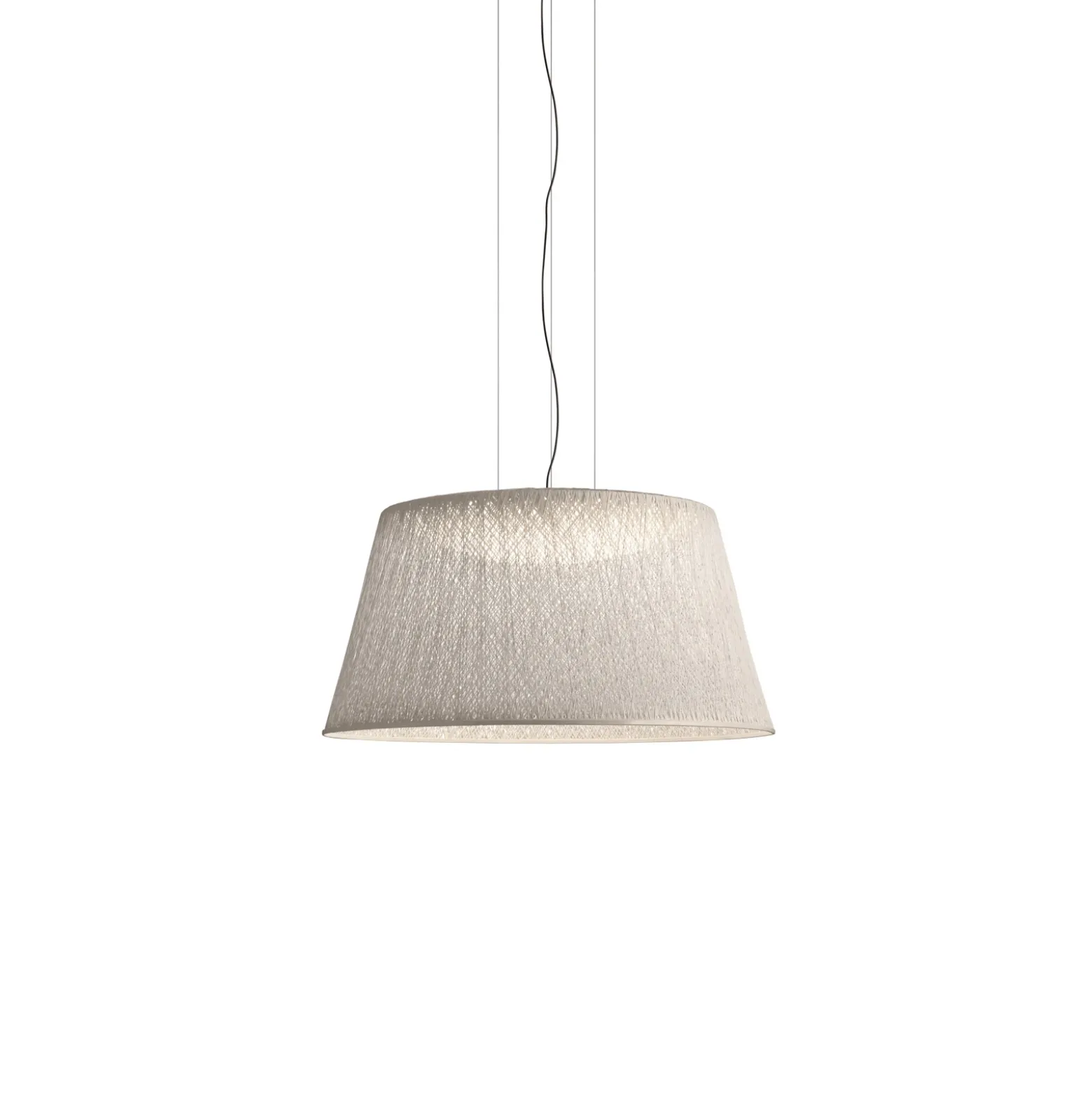 Lampára colgante exterior LED WIND de Vibia, beige, 64 x 120 cm, 927