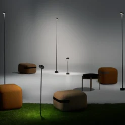 LED Bolardo luminoso LED invisible con piqueta de tierra