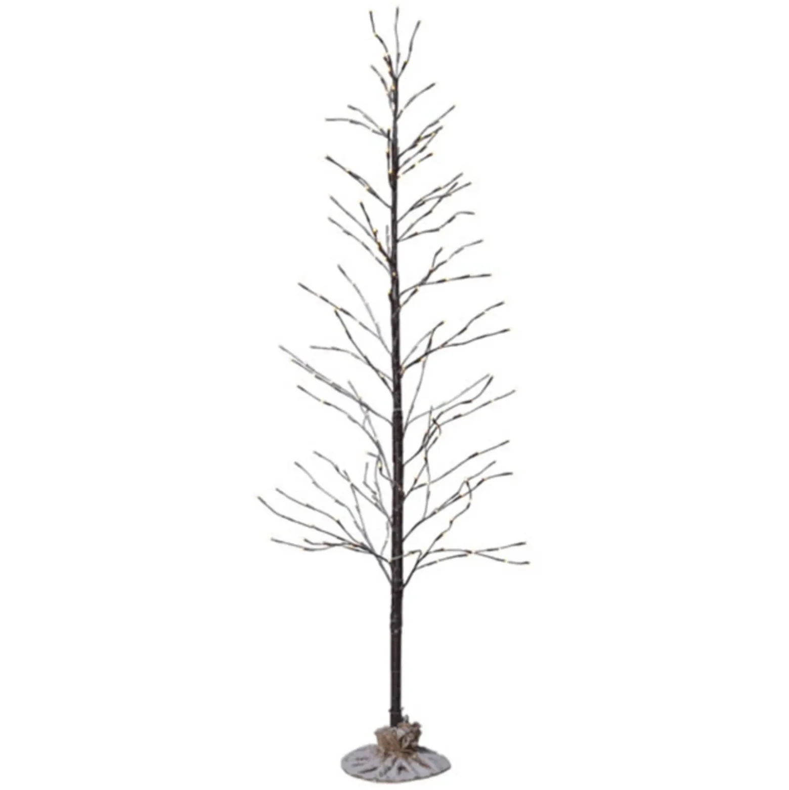 LED árbol decorativo Tobby Tree IP44 marrón altura 150cm