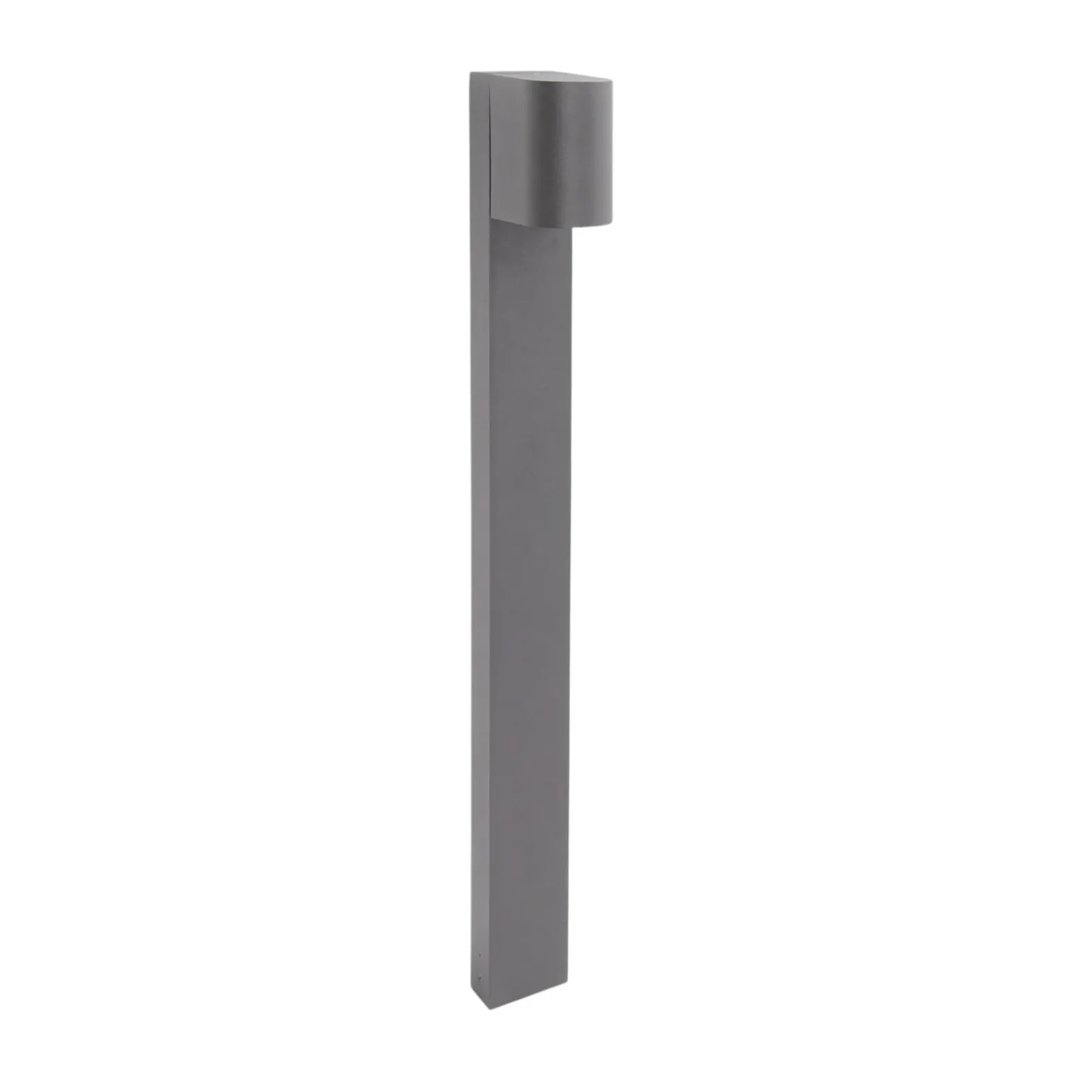 LEDS-C4 Bolardo luminoso Eko Standard, gris, altura 80 cm, aluminio