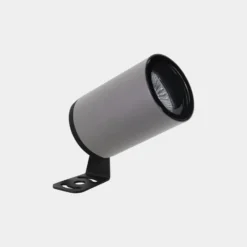 LEDS-C4 Foco exterior Eko, gris, altura 15,7 cm, aluminio