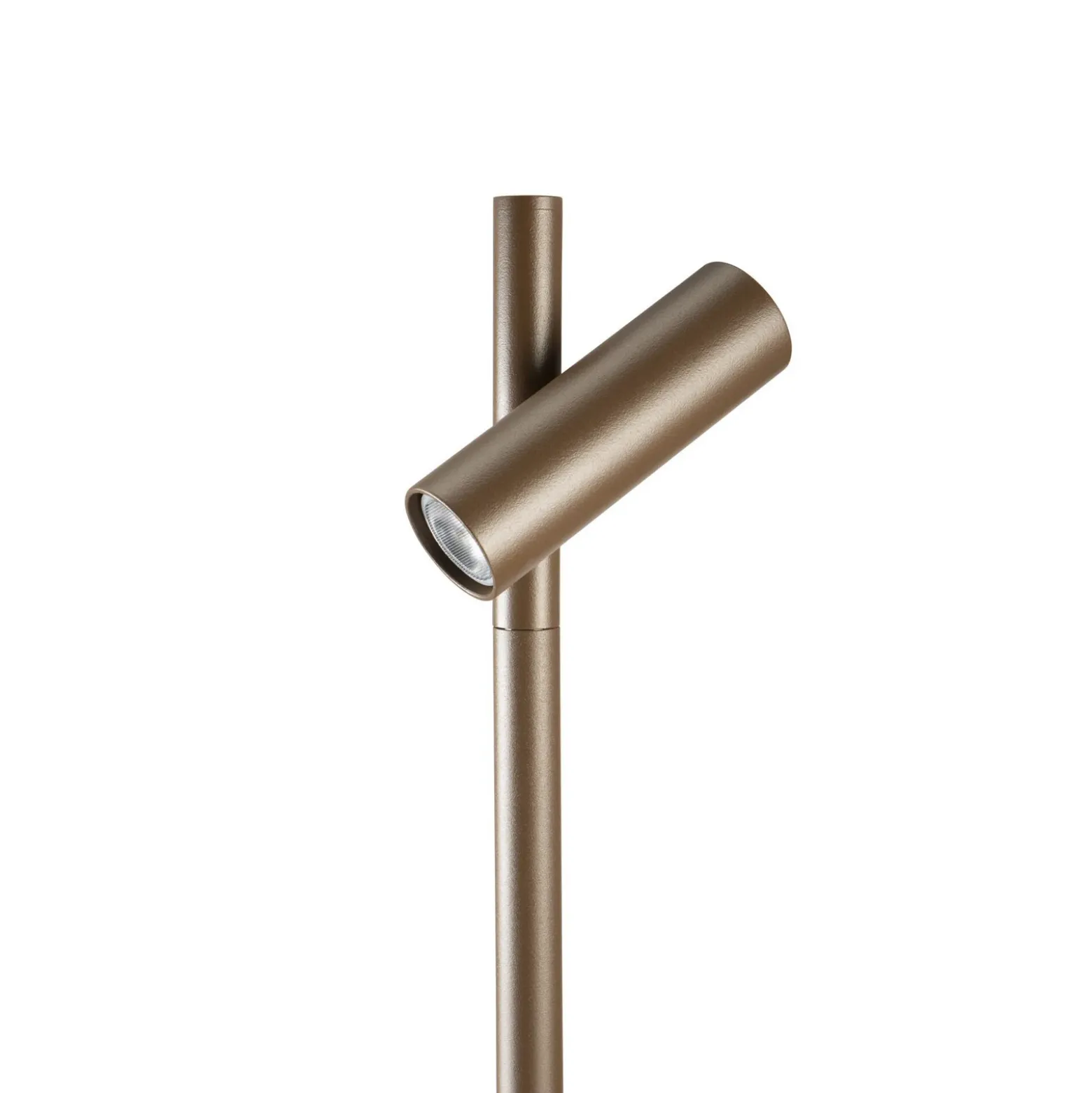LEDS-C4 Foco LED con pica Juncus 1, marrón, 2.700 K