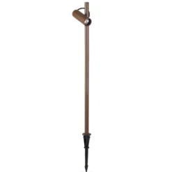 LEDS-C4 Juncus Foco LED con pica, marrón, 3.000 K