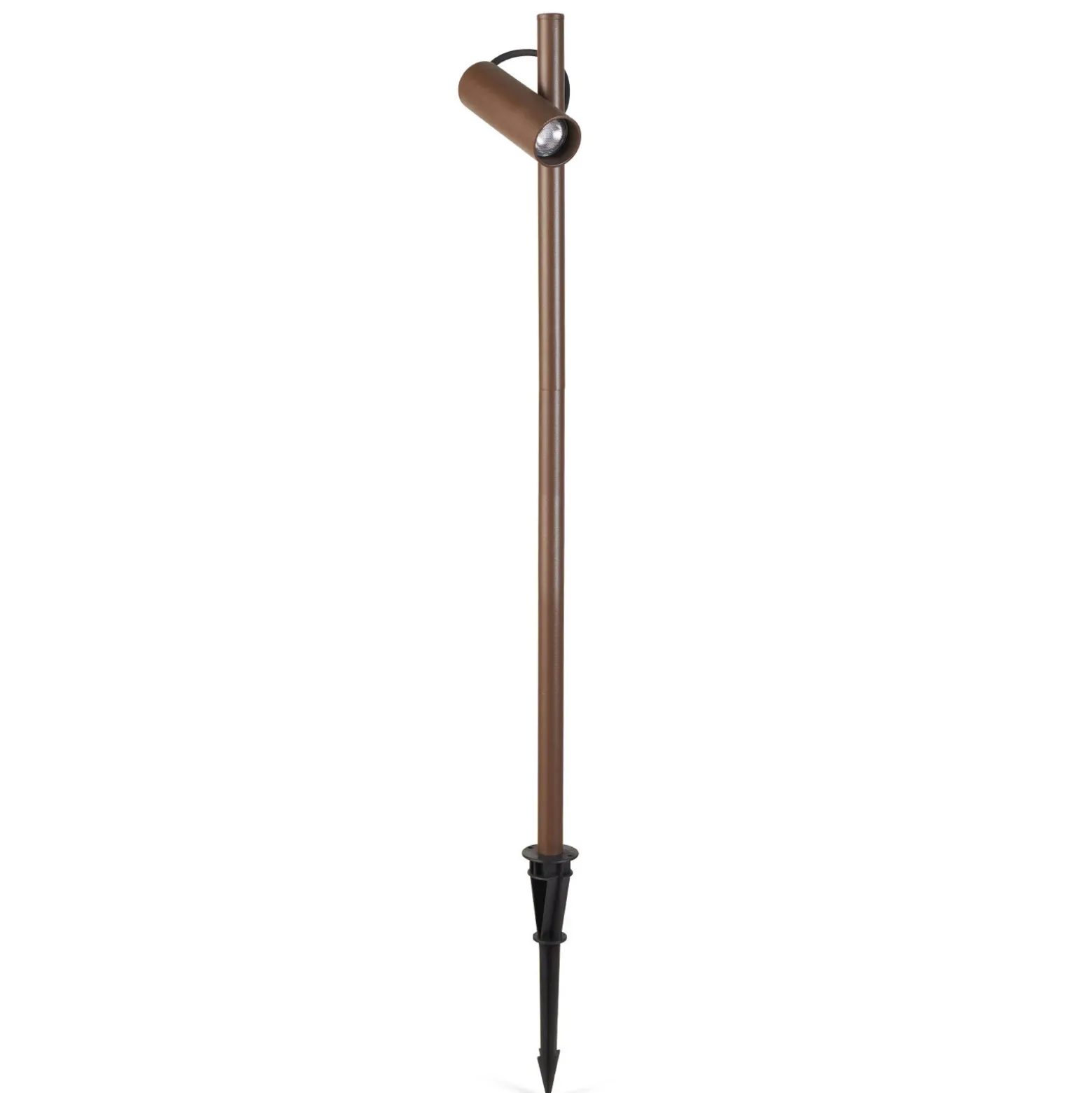 LEDS-C4 Juncus Foco LED con pica, marrón, 3.000 K