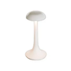 LEDS-C4 Lámpara de mesa LED Portobello, blanca, atenuador, ABS