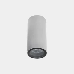LEDS-C4 Lámpara de techo para exterior Eko, blanca, Ø 6 cm, aluminio