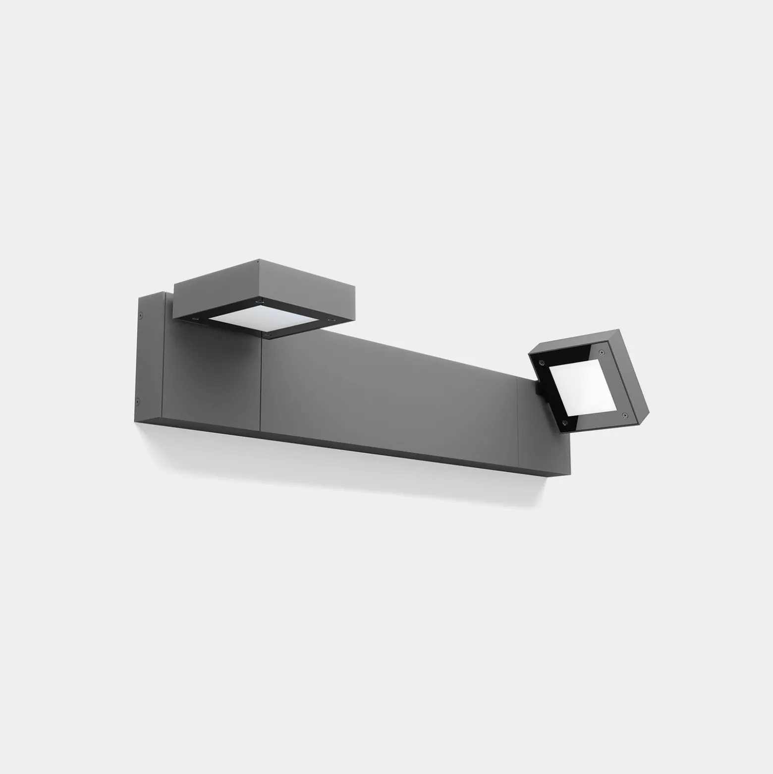LEDS-C4 Modis pared exterior 2x16,6W CCT antracita 80cm