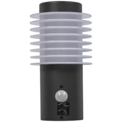 LEDVANCE Aplique de pared LED Endura Style Rondo gris oscuro Sensor