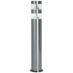 LEDVANCE Bolardo luminoso LED Endura Hybrid Orion Double, acero inoxidable