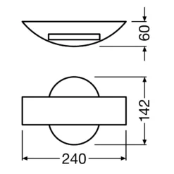 LEDVANCE Endura Style Shield Round aplique