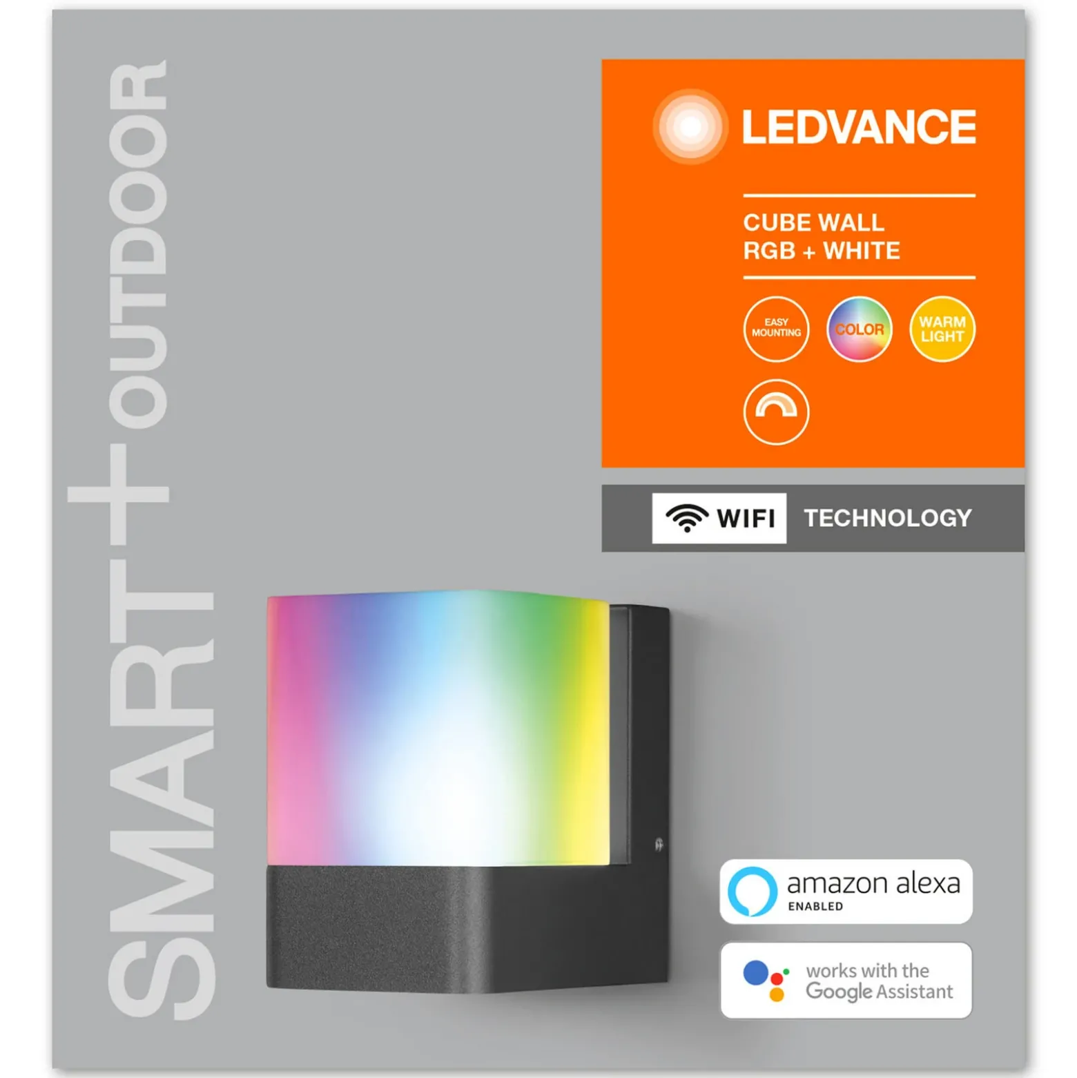 LEDVANCE SMART+ WiFi Cube aplique LED RGBW up