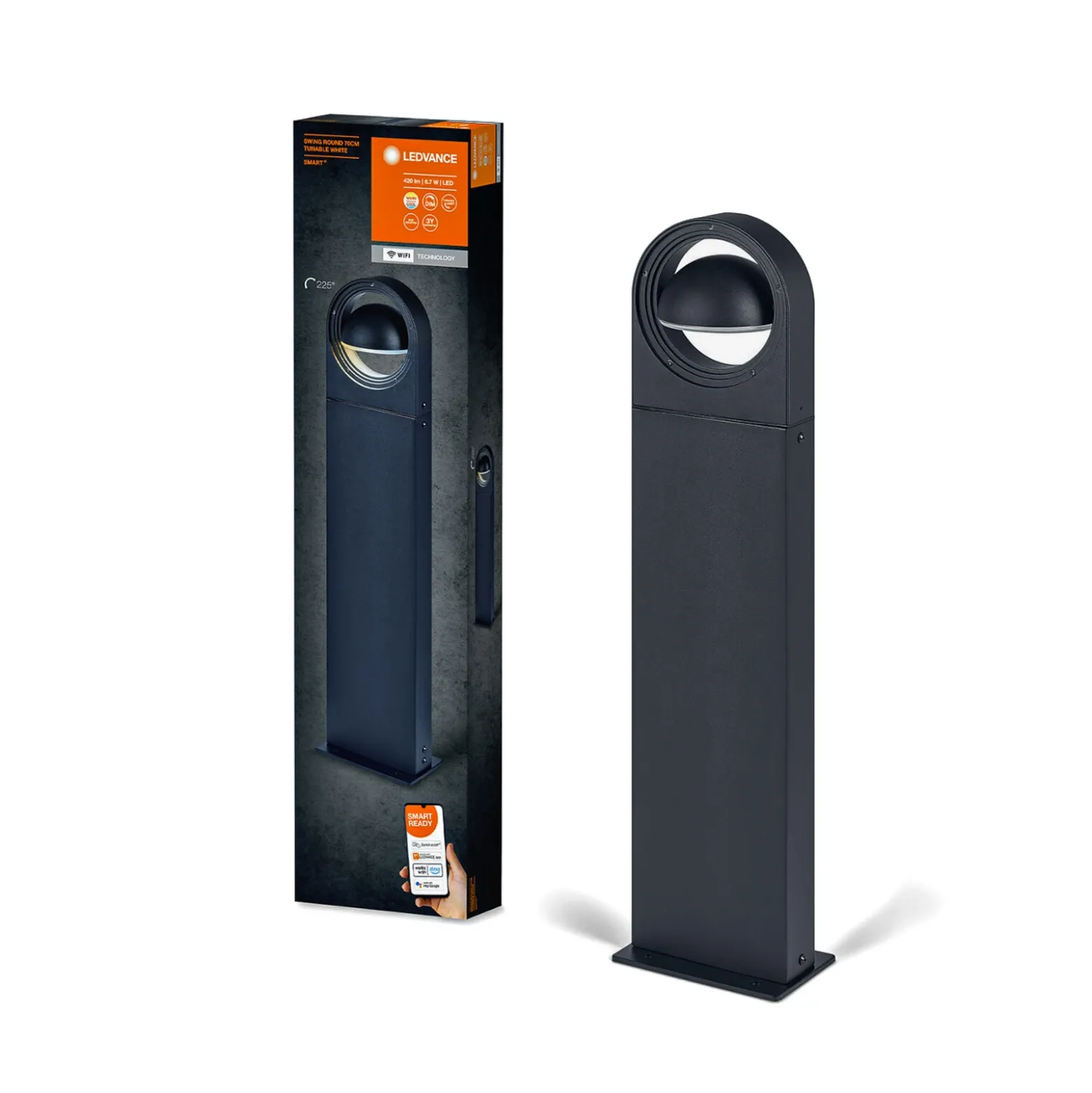LEDVANCE SMART+ WiFi Swing Round bolardo LED