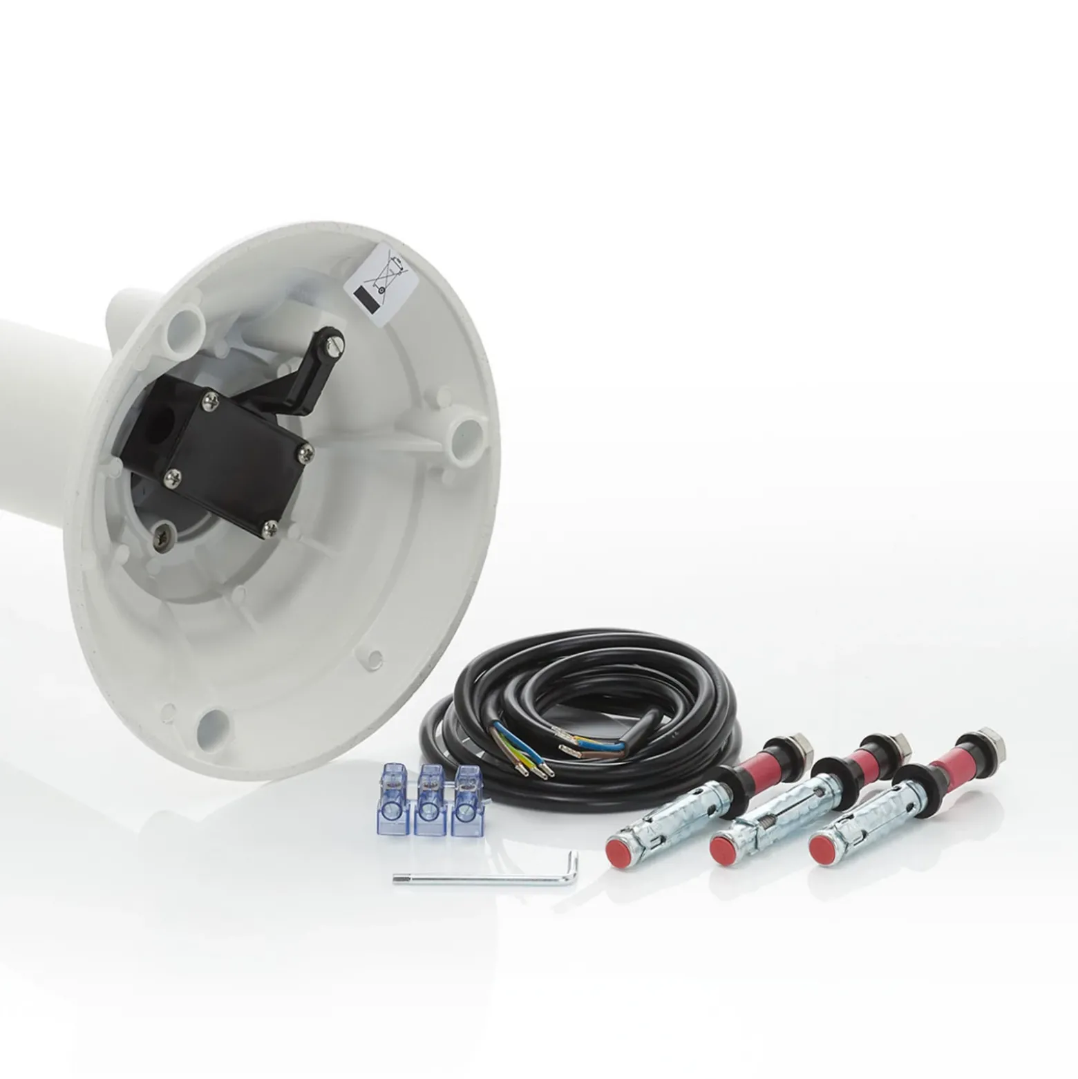Liara bolardo luminoso blanco