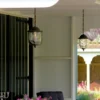 LINDAU - Lámpara colgante de exterior con suspensión de cadena