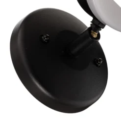 Lindby Amya aplique exterior de aluminio, redondo