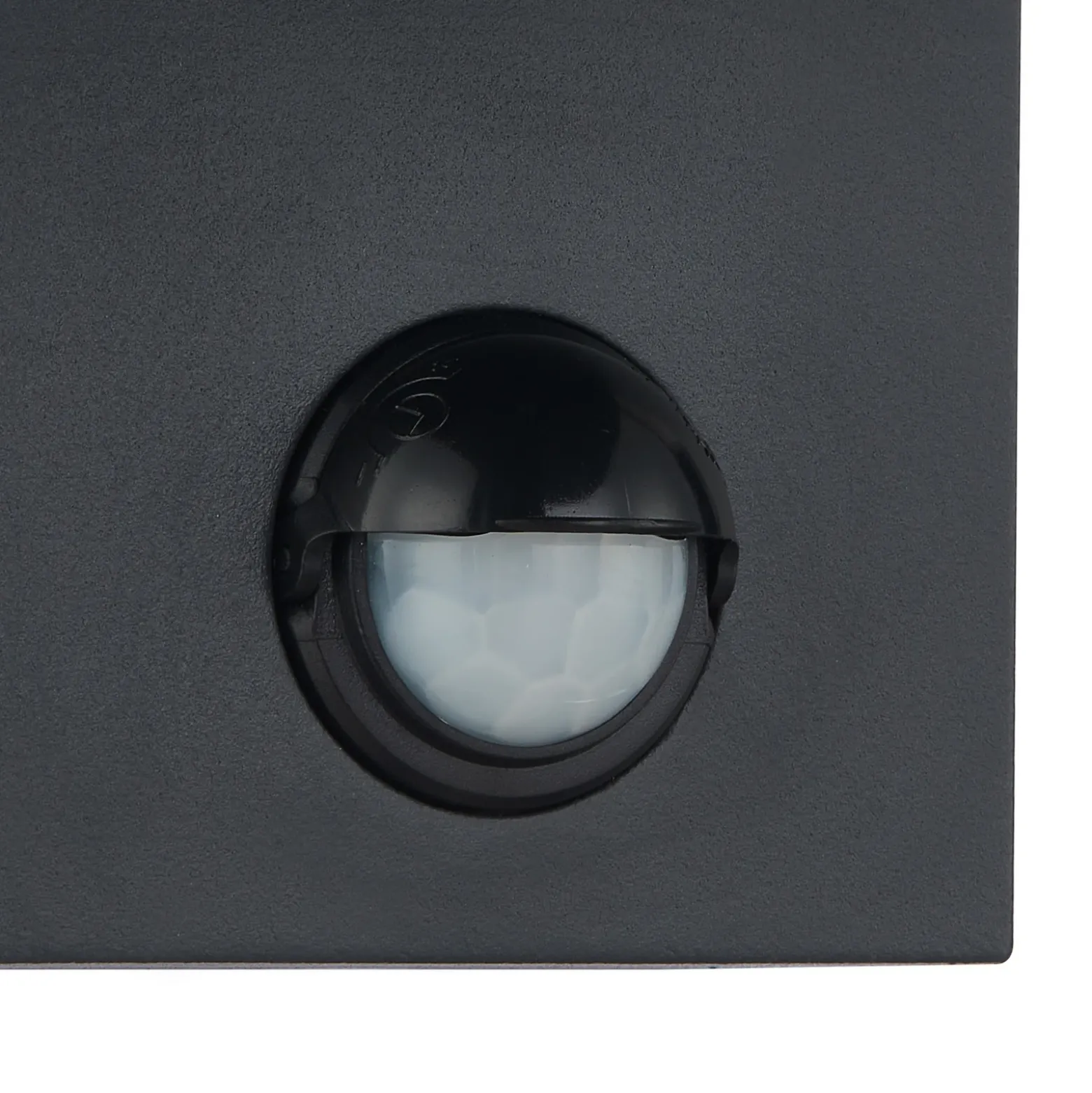 Lindby Aplique de exterior Gelso, aluminio, 15 cm, GU10, sensor