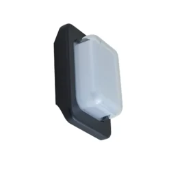 Lindby aplique LED para exterior Sibara, antracita, angular, IP54
