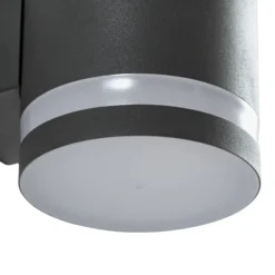 Lindby aplique LED para exterior Bentlas, antracita, IP44