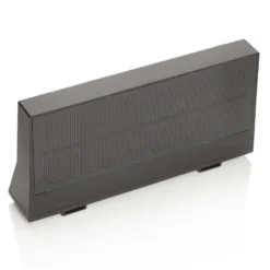Lindby Aplique LED solar para exterior Maresia, sensor, antracita