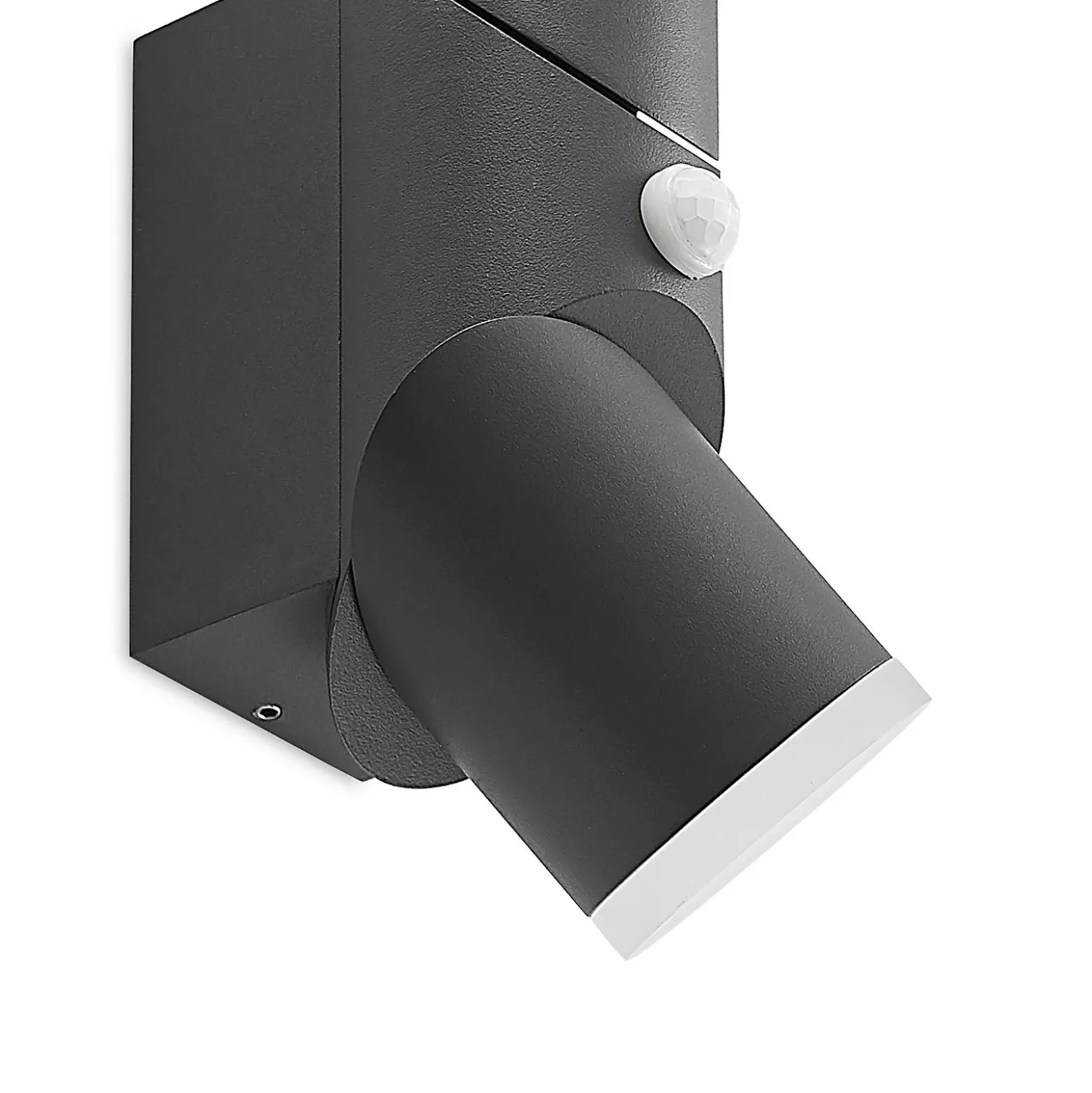 Lindby Aspyn aplique LED exterior, 2 luces, sensor