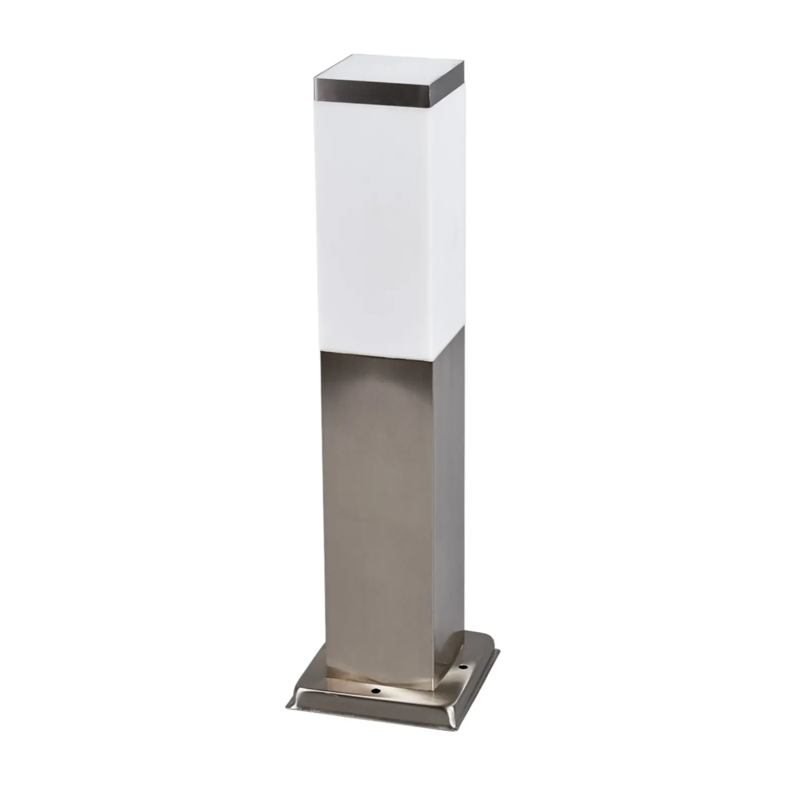 Lindby Baliza Lorian, 45 cm, acero inoxidable, IP44, E27