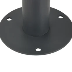 Lindby bolardo luminoso Belmiro, hierro, 100 cm de altura, E27, negro