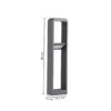 Lindby, bolardo luminoso LED Darko, 80 cm, gris, metal, IP54
