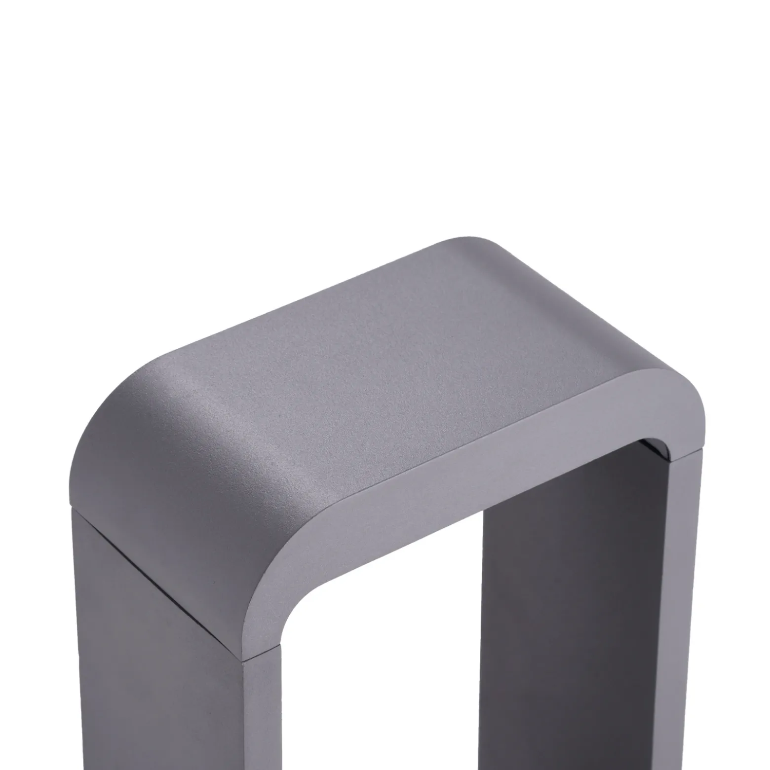Lindby, bolardo luminoso LED Darko, 80 cm, gris, metal, IP54