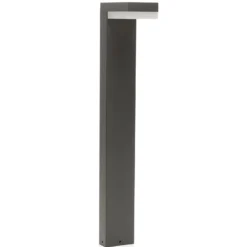 Lindby Bolardo luminoso LED Dionys, altura 70 cm, antracita, metal
