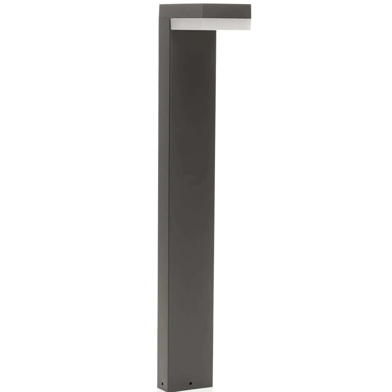 Lindby Bolardo luminoso LED Dionys, altura 70 cm, antracita, metal