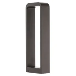 Lindby, bolardo luminoso LED Emima, 60 cm, antracita, aluminio