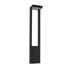 Lindby, bolardo luminoso LED Lonete, altura 65 cm, antracita, IP65