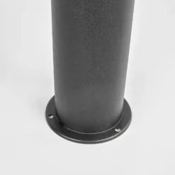 Lindby, bolardo luminoso LED Lanea, 60 cm, negro, sensor, IP44