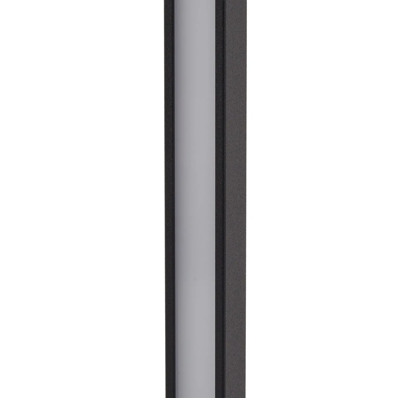 Lindby Bolardo luminoso LED Neano, 120 cm, negro, metal, IP65