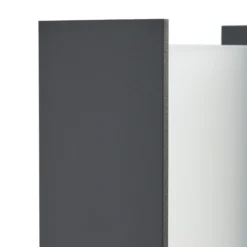 Lindby Bolardo luminoso LED Selqa, número de casa, antracita, IP65