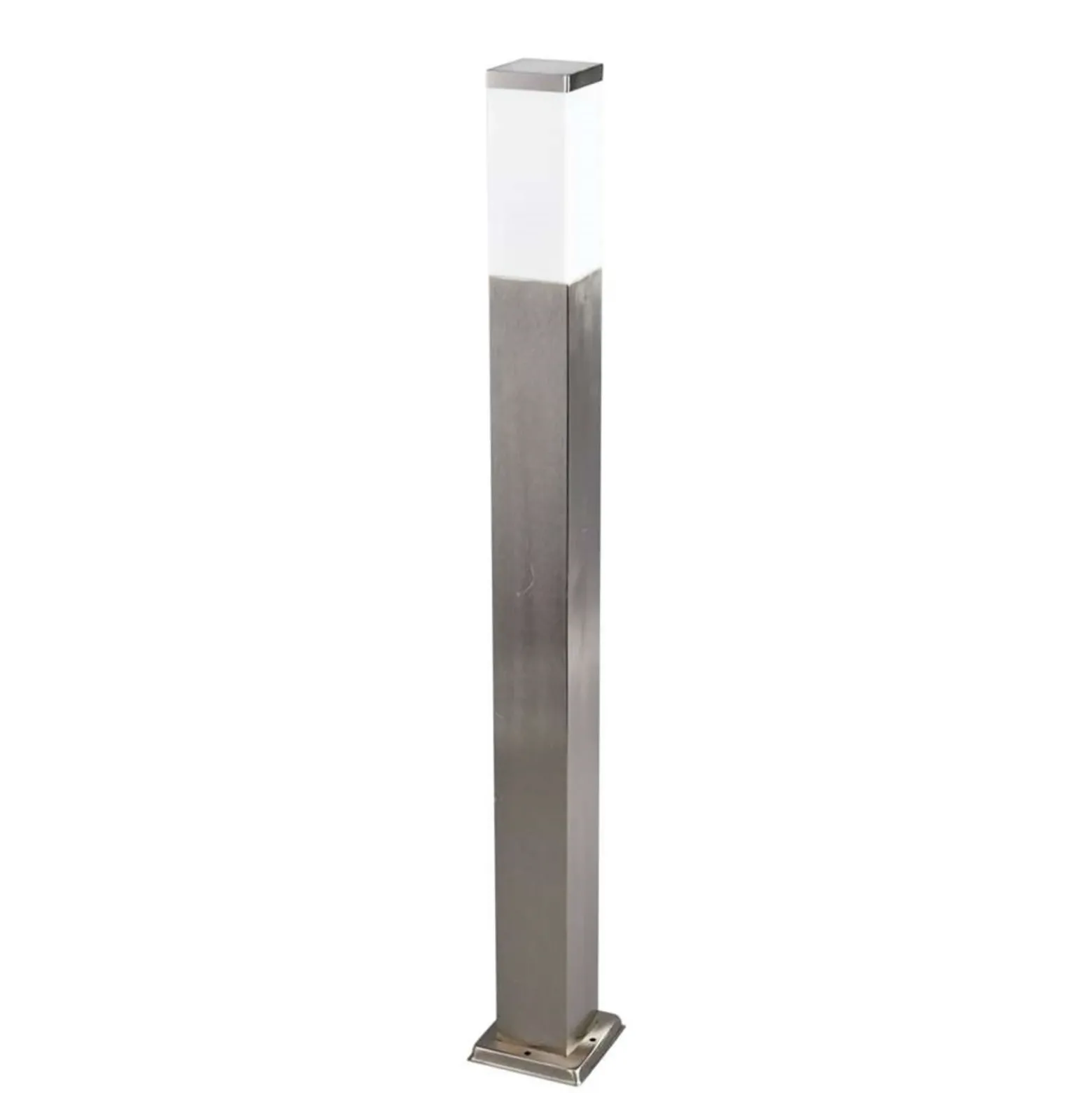 Lindby Bolardo luminoso Lorian, 100 cm, acero inoxidable, IP44, E27