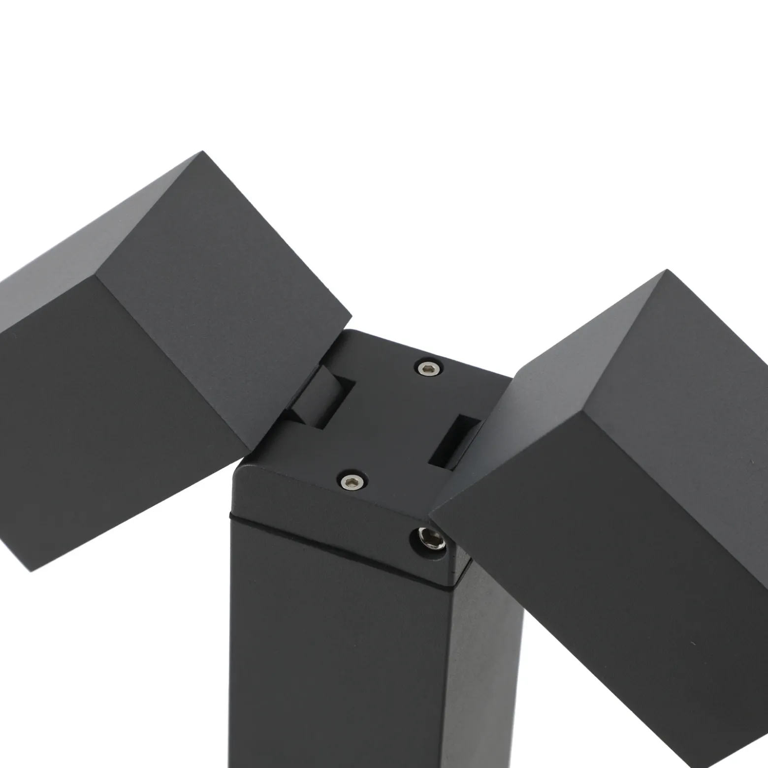 Lindby Bolardo luminoso Othil, 2 luces, 80 cm, antracita, metal