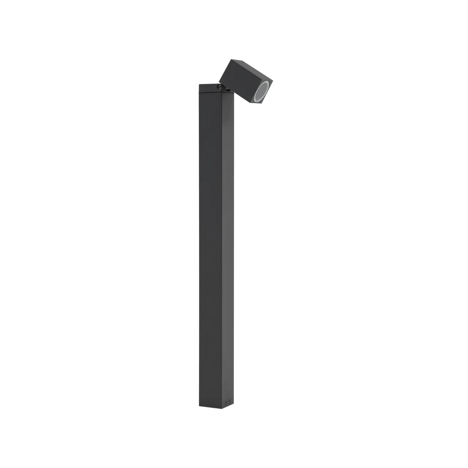 Lindby bolardo luminoso Othil, 80 cm de altura, antracita, metal