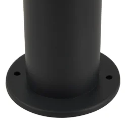 Lindby Bolardo luminoso Statius, antracita/ópera, hierro, 100 cm