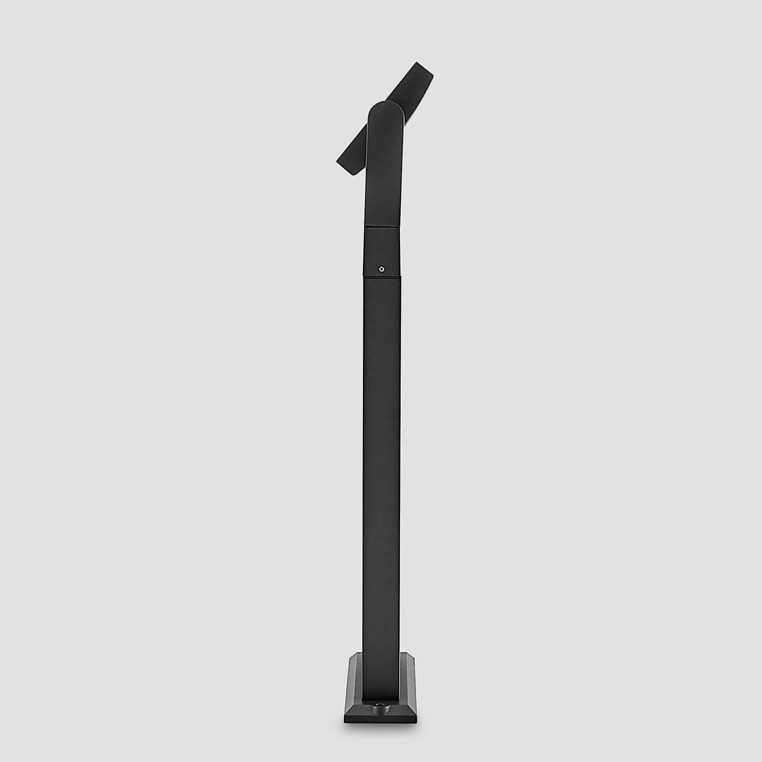 Lindby Cathalena Bolardo luminoso LED en gris oscuro