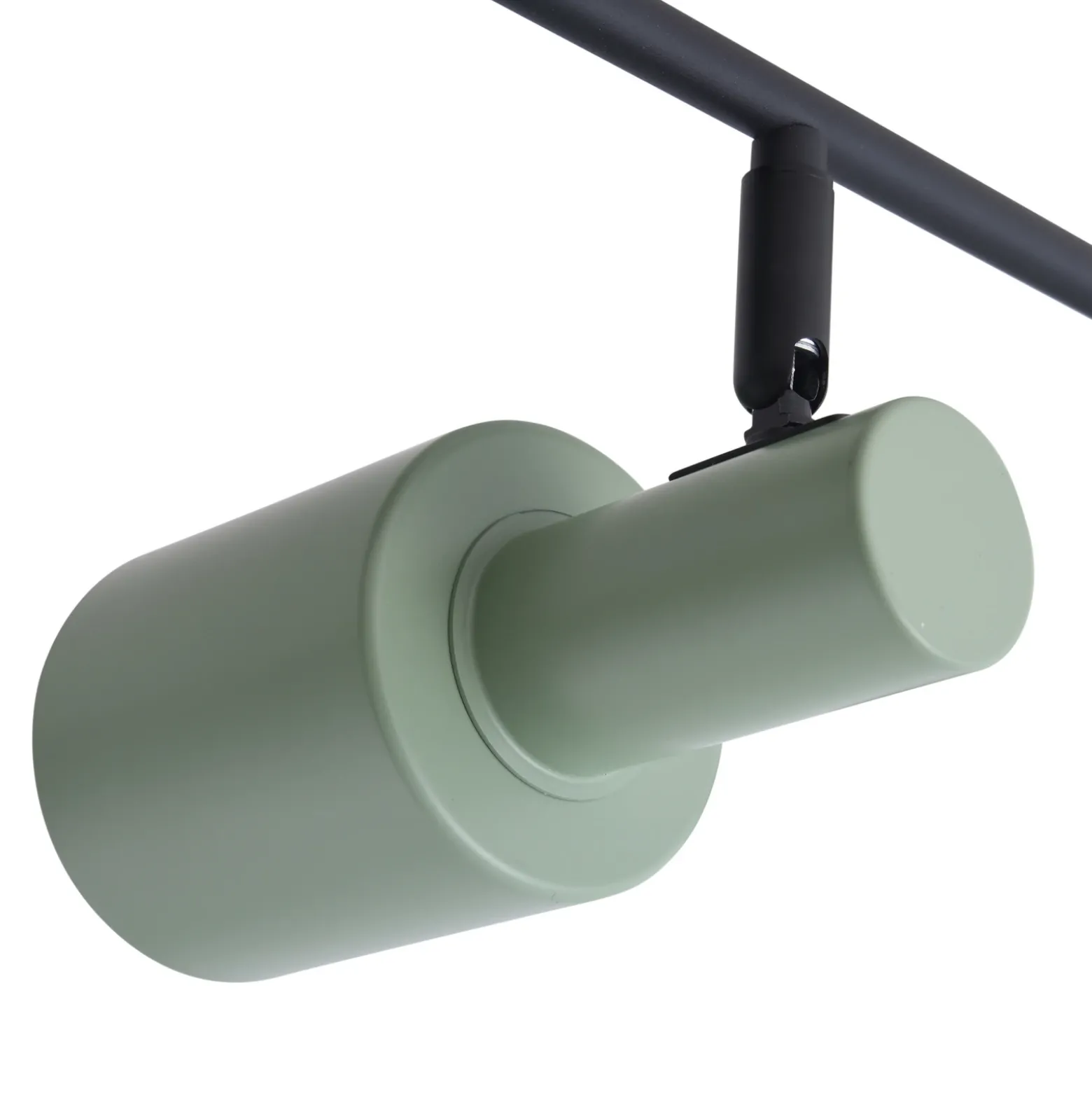 Lindby downlight de techo Ovelia, verde, 80 cm, 4 luces, E27