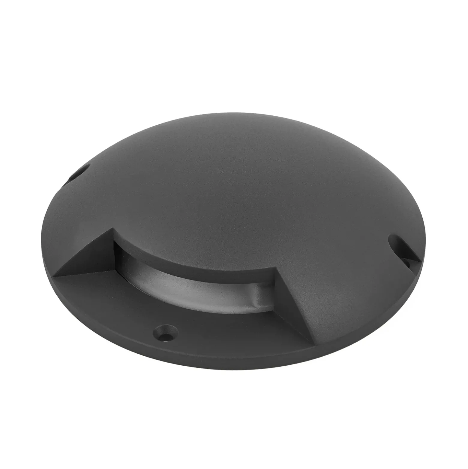 Lindby foco LED de suelo Cormac, 1 luz, Ø 21 cm, IP67
