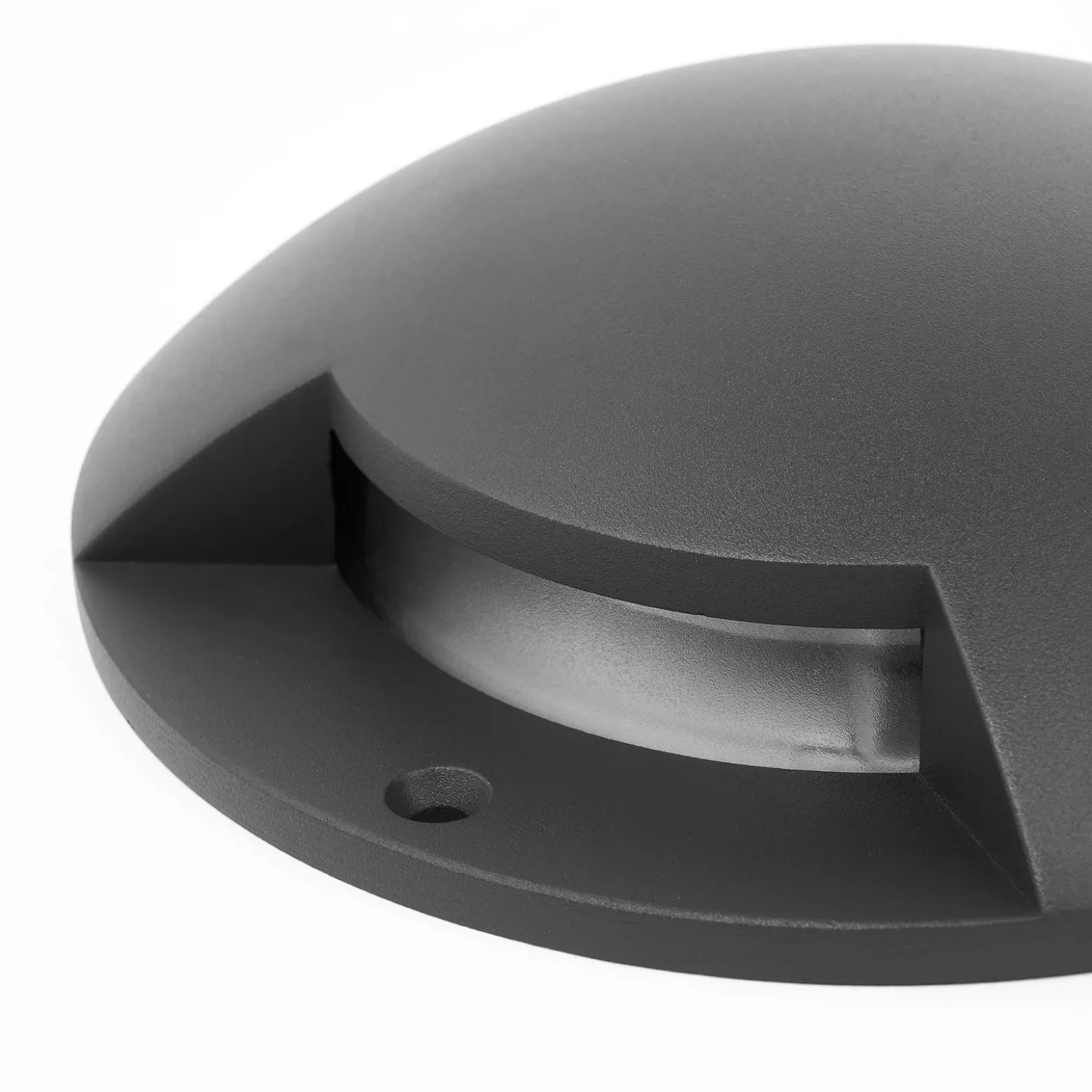Lindby foco LED de suelo Cormac, 1 luz, Ø 21 cm, IP67